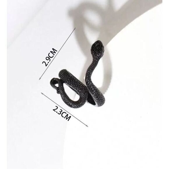 Black Snake Ring - Picture 2 of 4